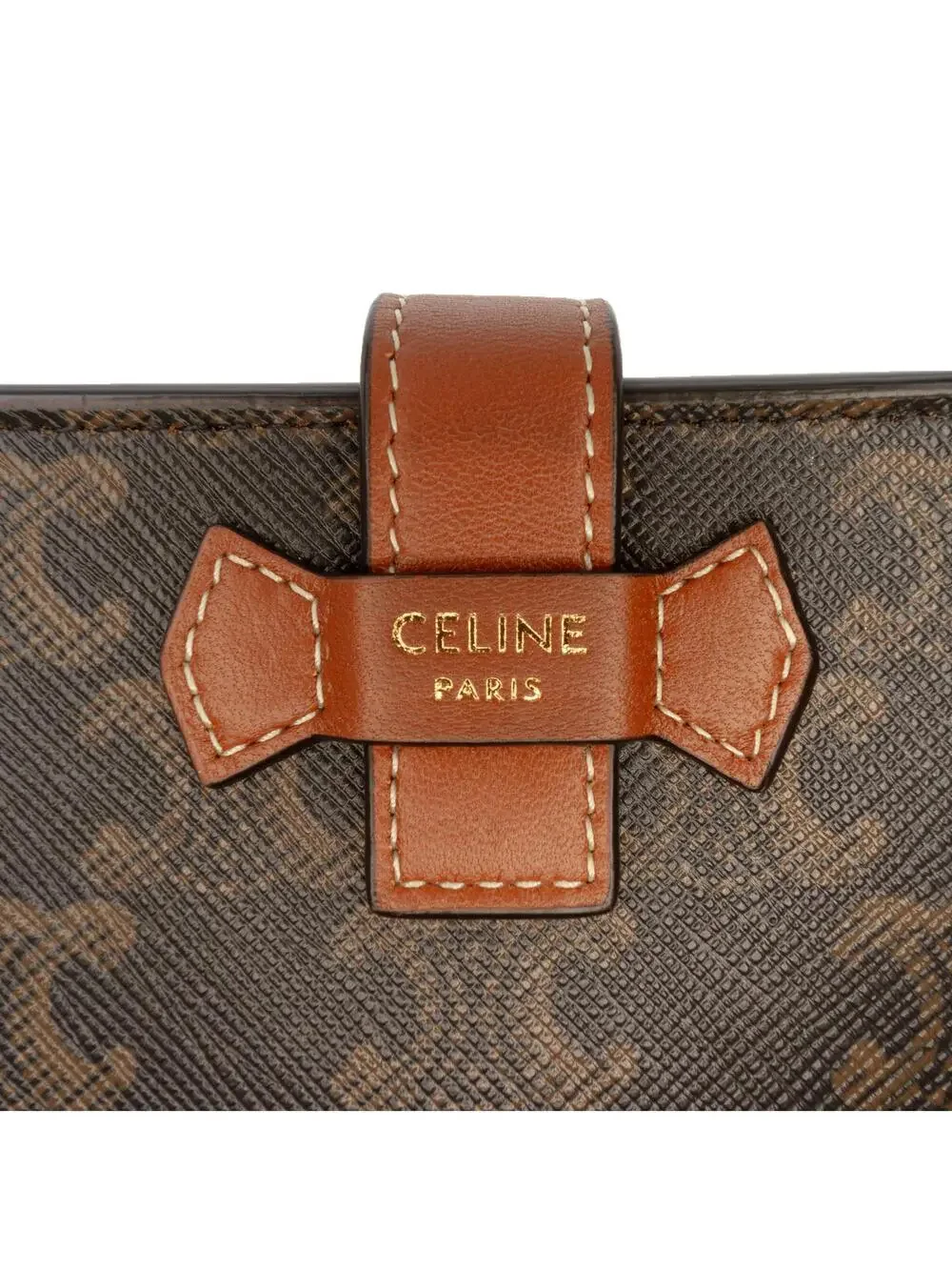 Celine Triomphe Coated Canvas Compact #329243C37B